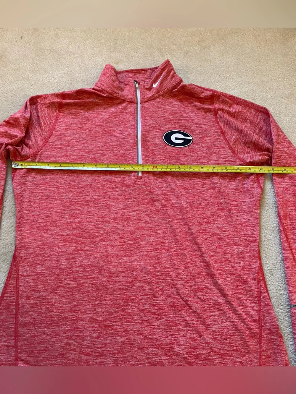 Nike Dri-FIT Georgia Bulldogs Women’s Quarter-Zip Pullover Official NCAA Size XL